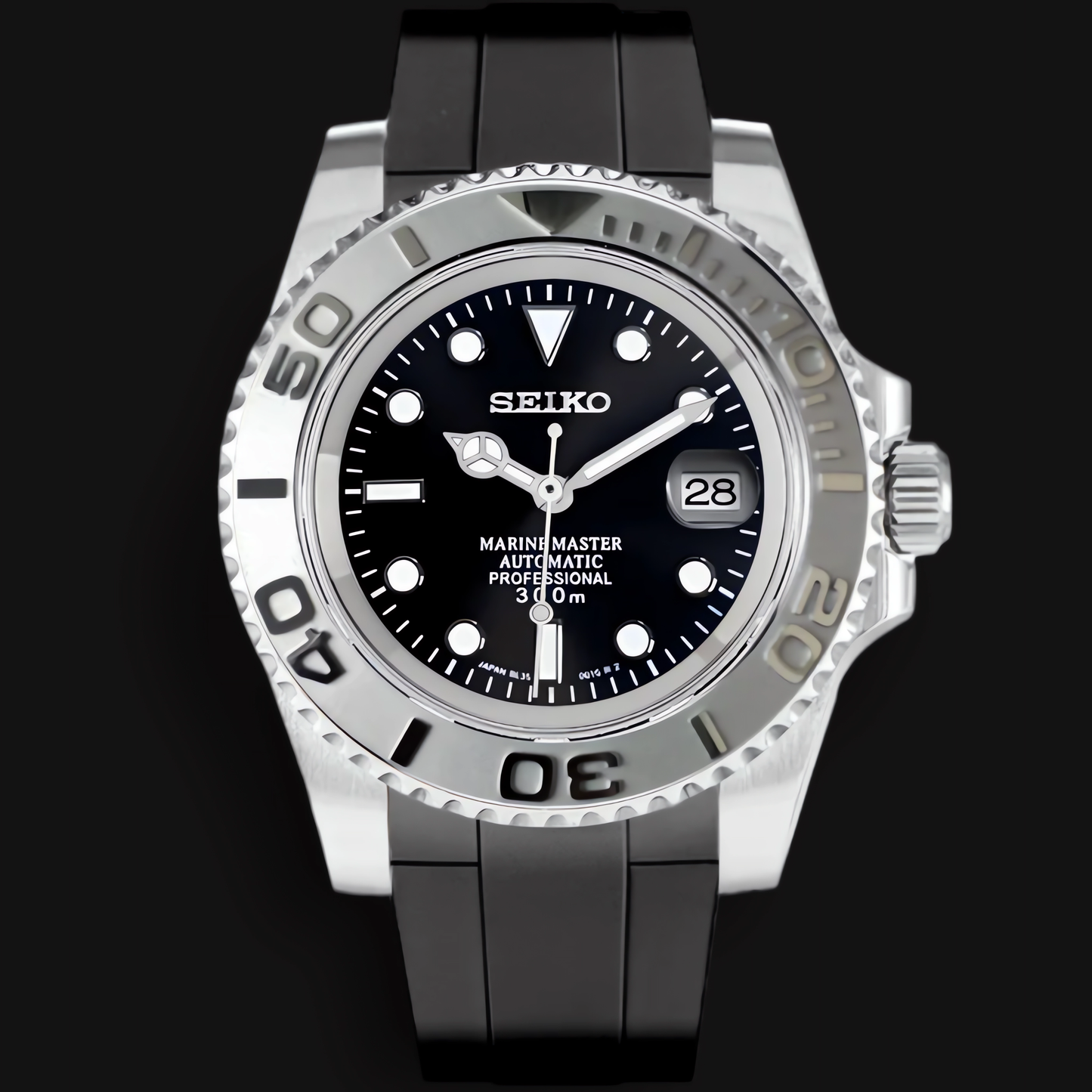 Seiko Mod Yacht Master "Doble Plata"