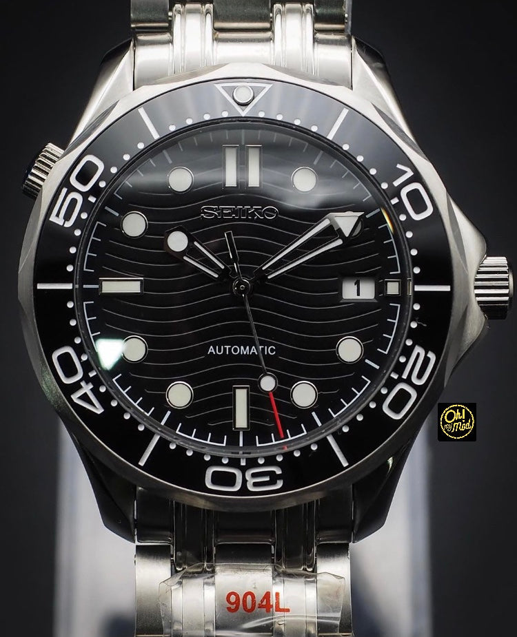 Seiko Mod Seamaster "Schwarz"