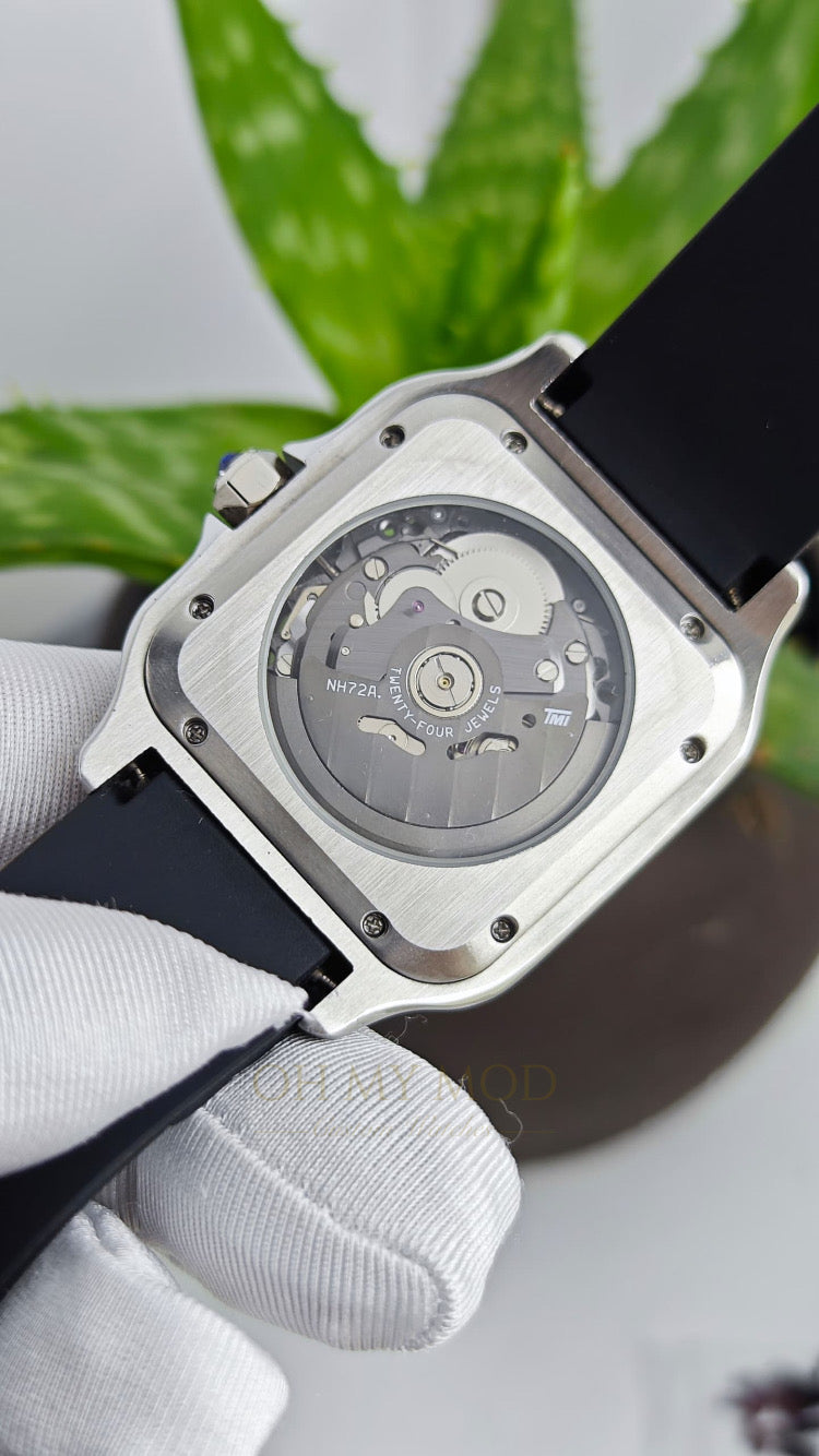 Oh My Mod Watches warranty card next to a timepiece