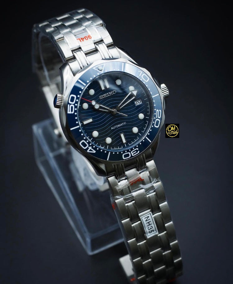 Seiko Mod Seamaster "Azul"