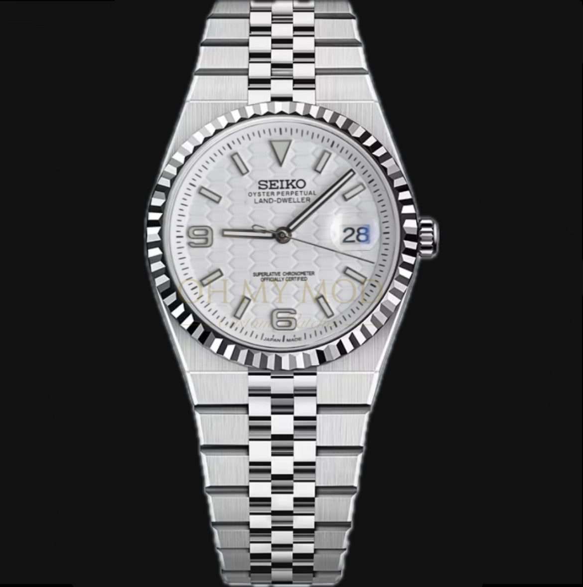 Seiko Mod Land Dweller "White"