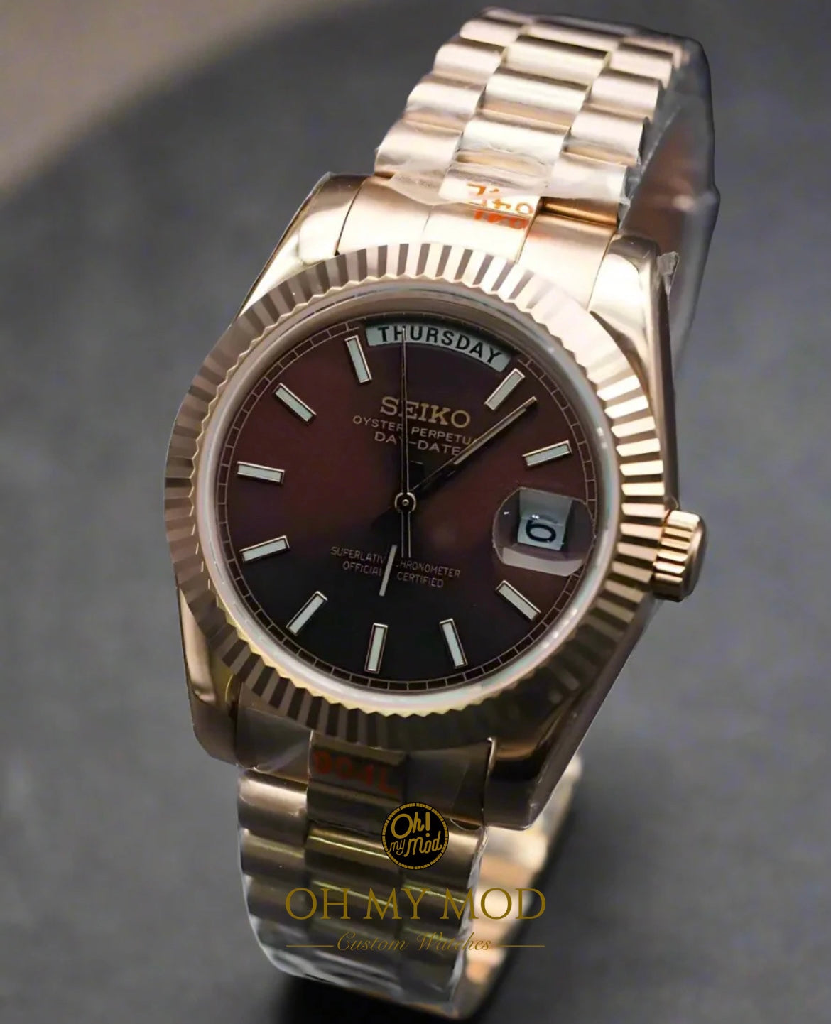 Seikodate "Chocolate" Rose Gold