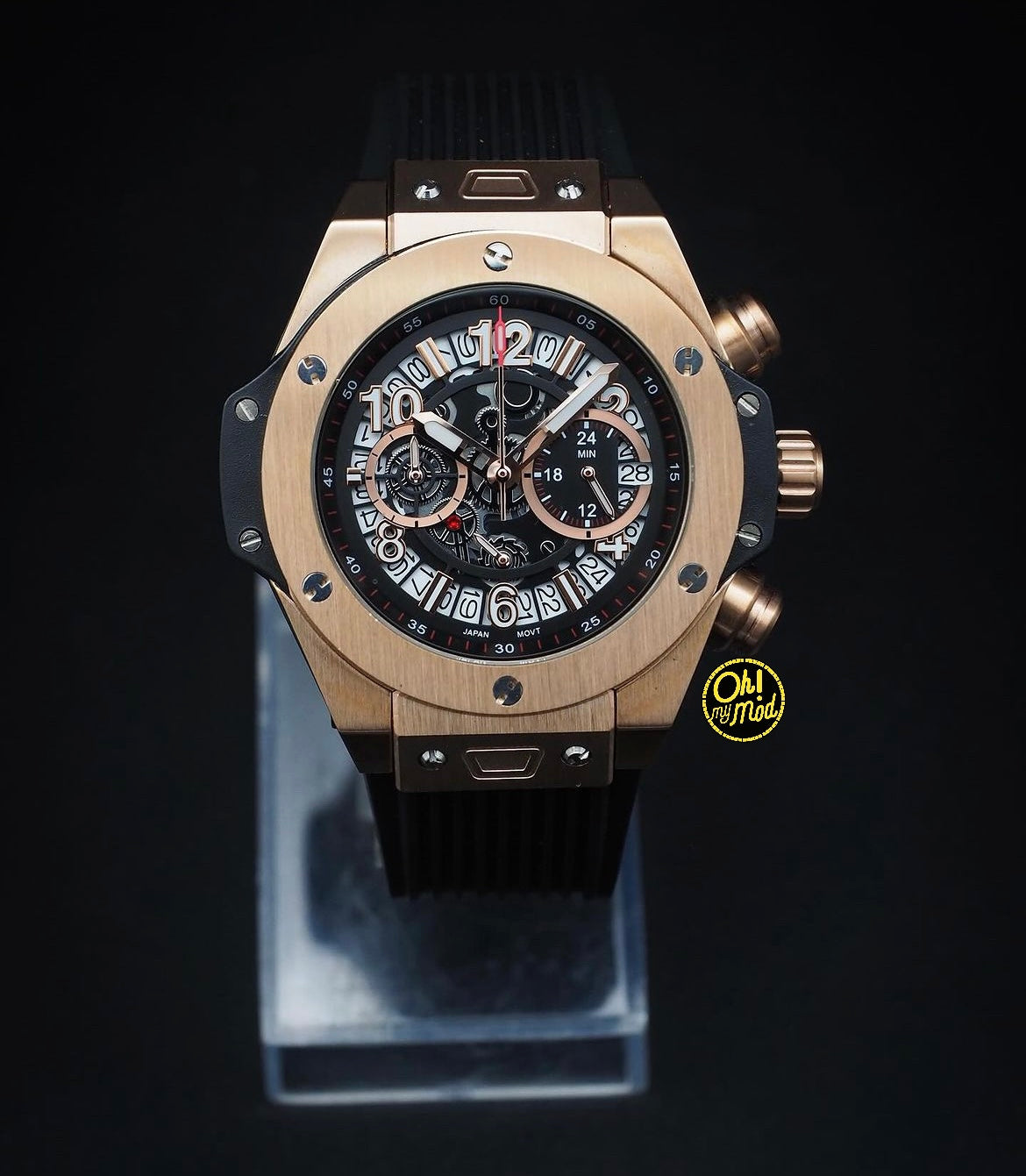 Seiko Mod Big Bang „Unico Roségold“ Skelett