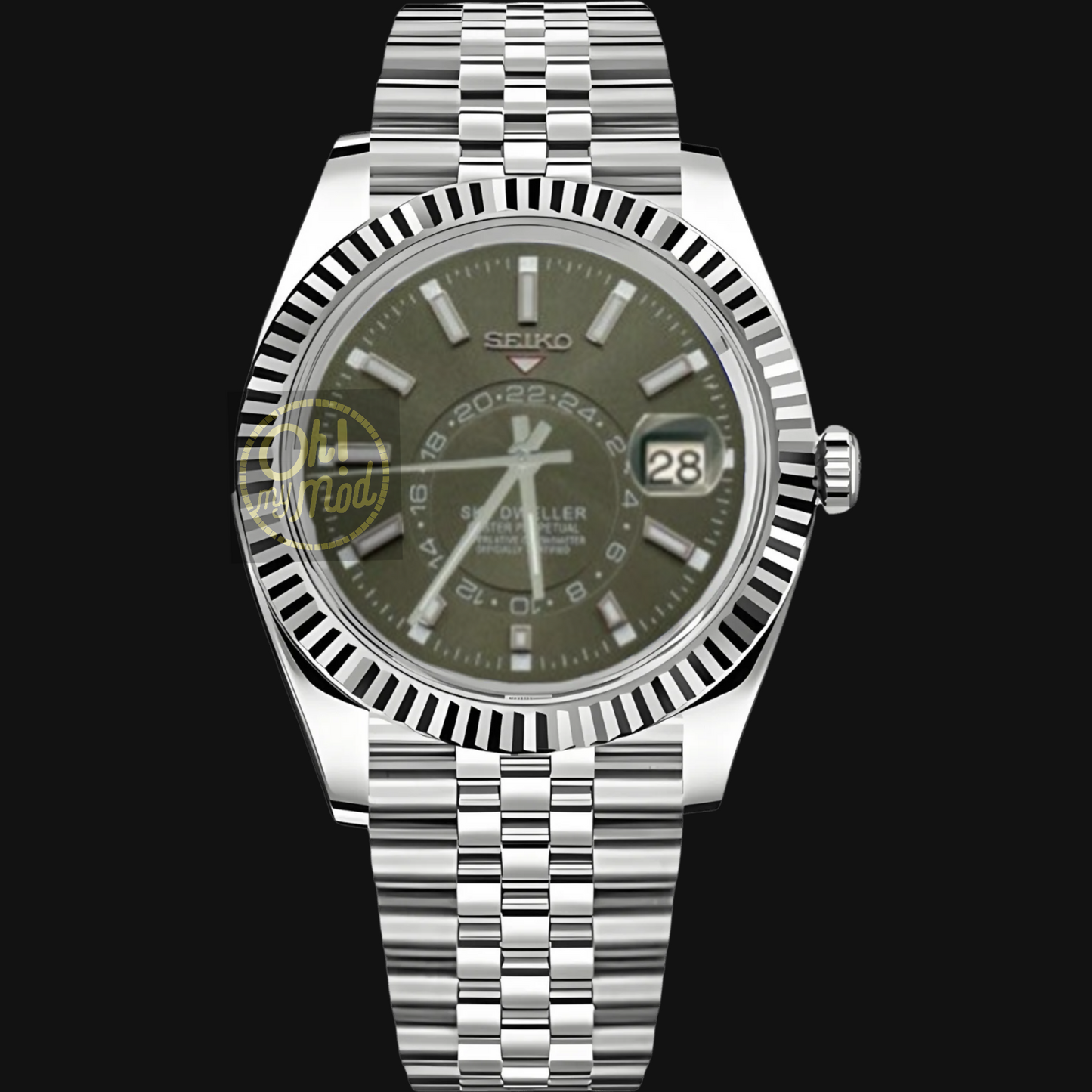Seiko Mod Sky Dweller „Grün“