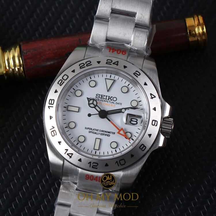 Seiko Mod Explorer II „Weiß“