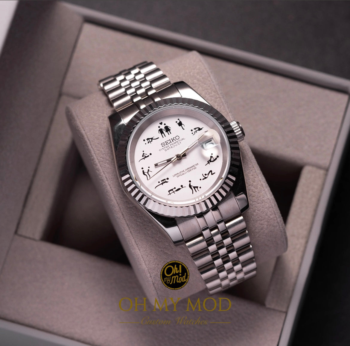 Seiko Mod Datejust „Kamasutra“