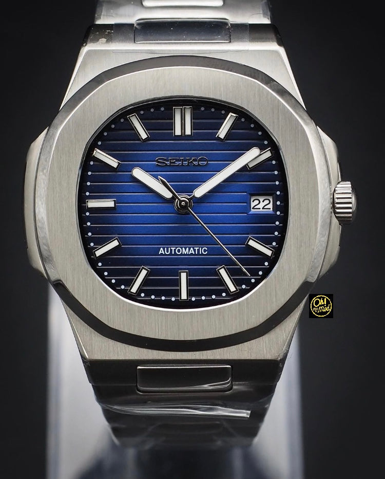Seiko Mod Nautilus "Azul Real"