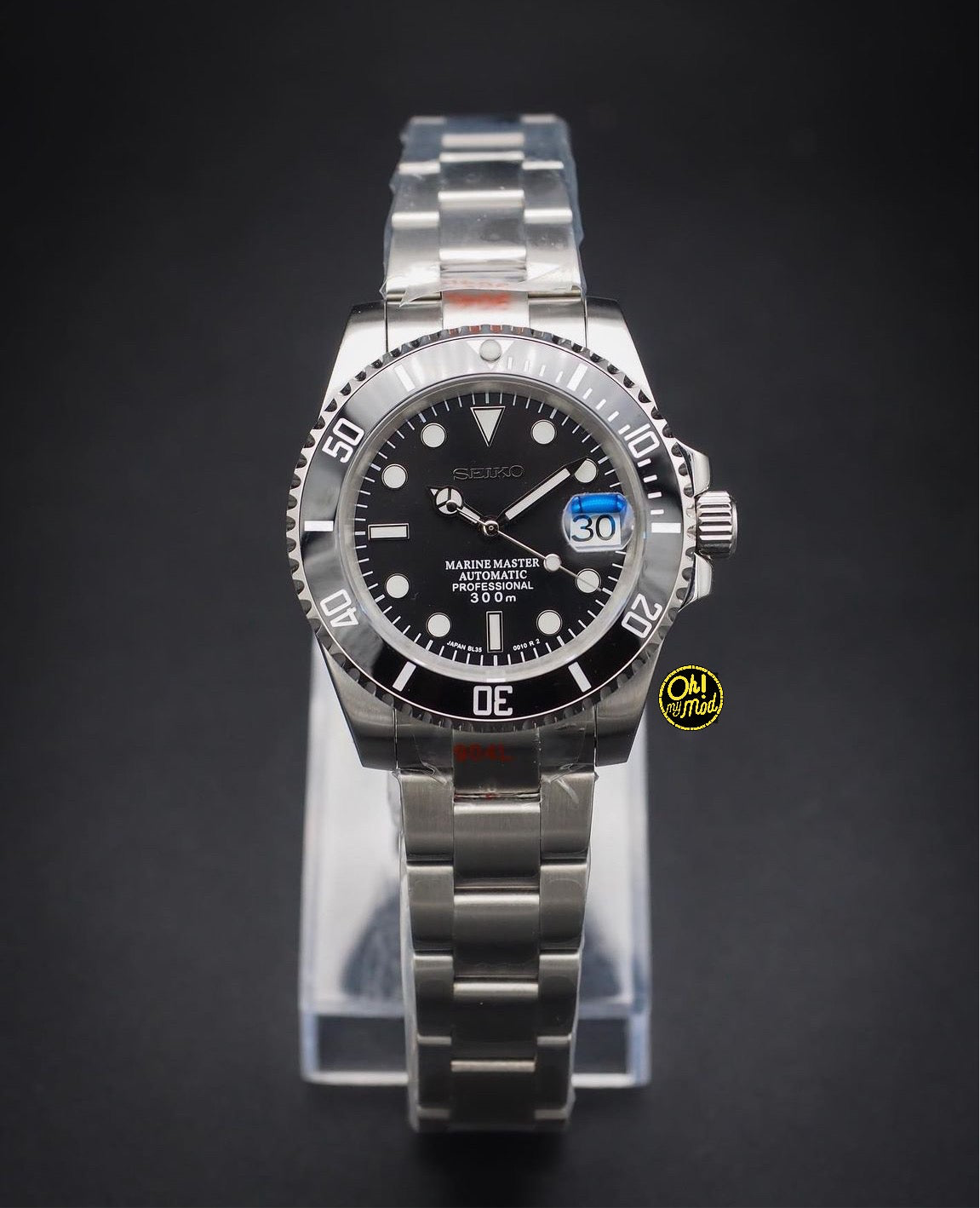 Seiko Mod Submariner "Black"