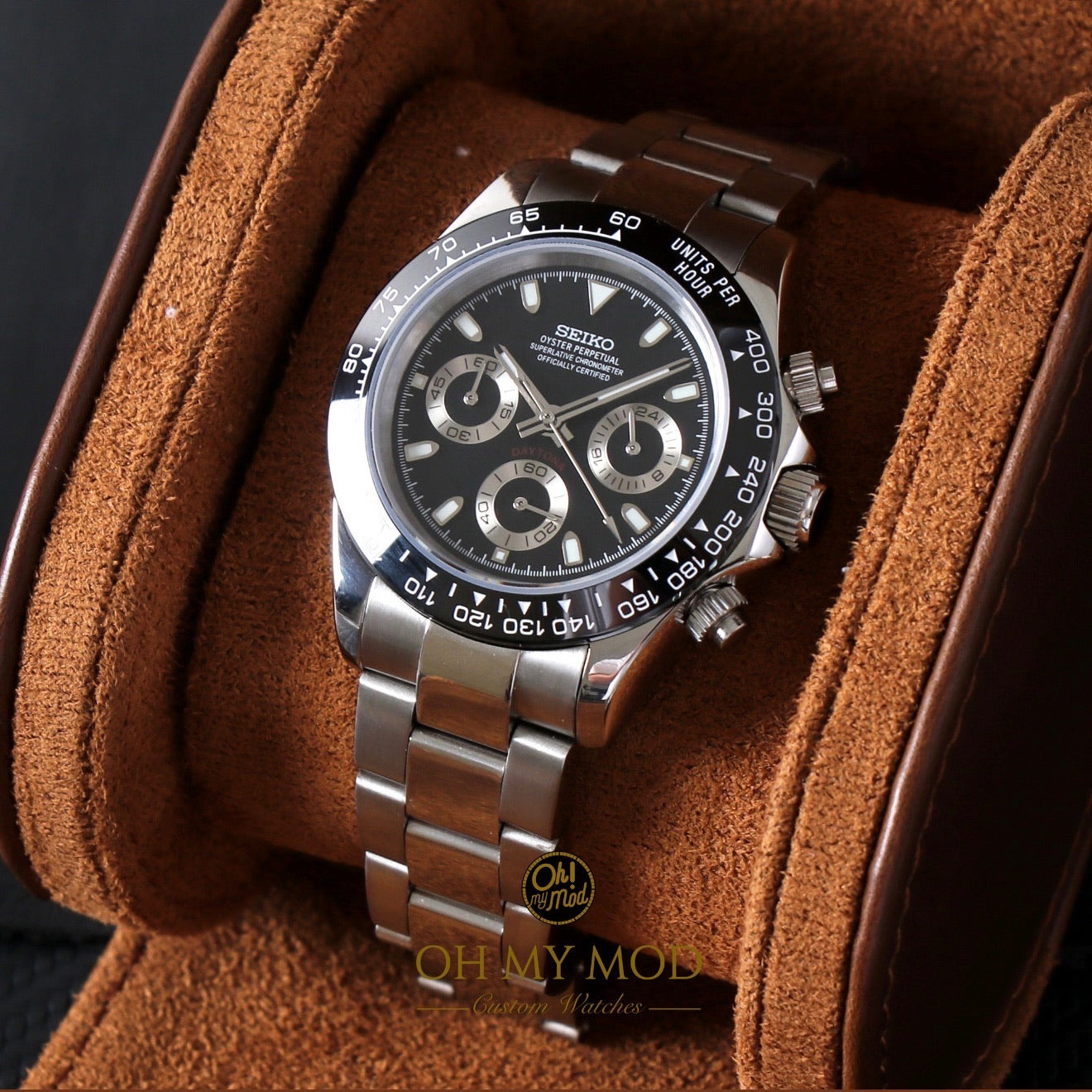 Seiko Mod Daytona „Schwarz“