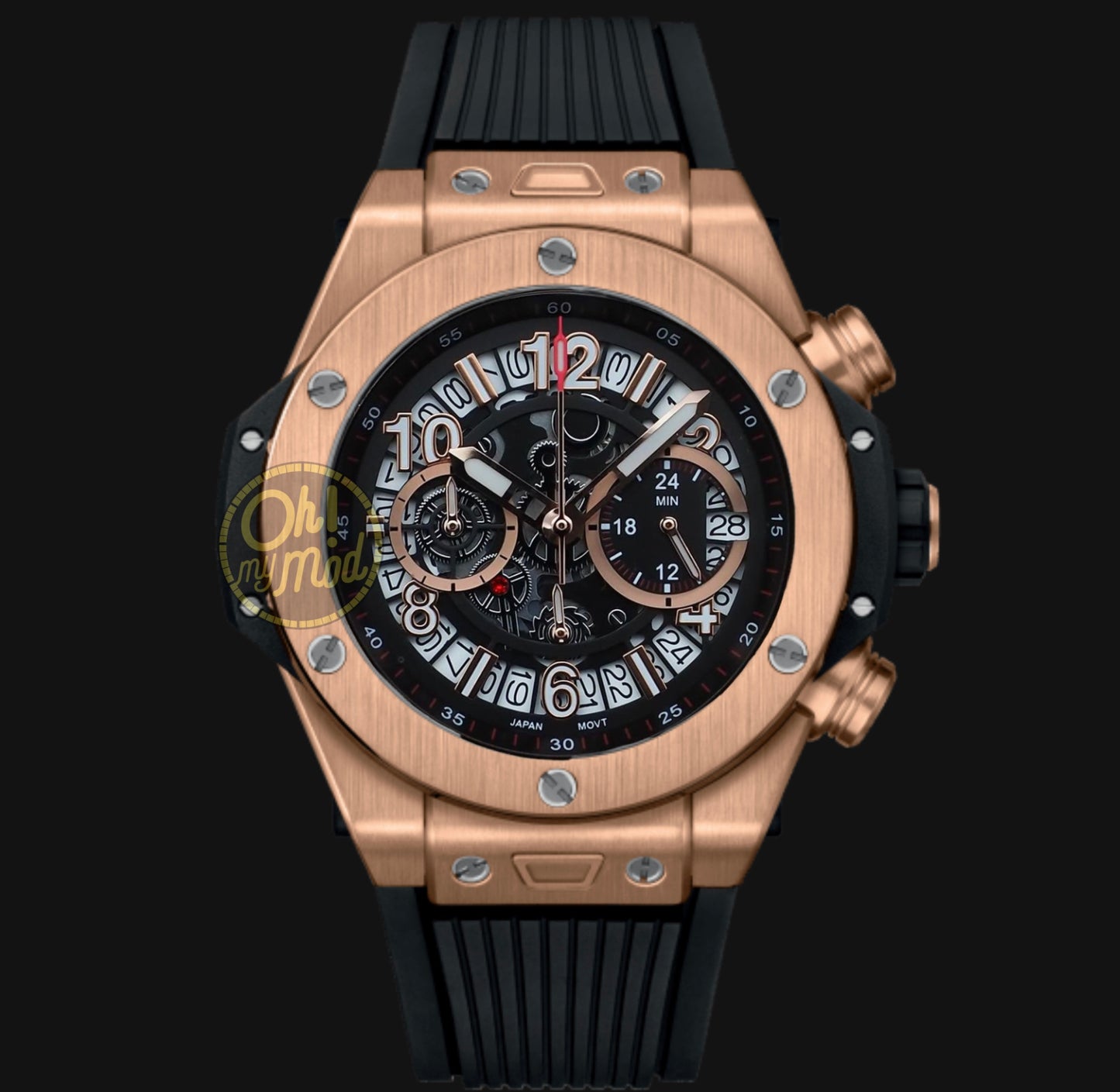 Seiko Mod Big Bang „Unico Roségold“ Skelett