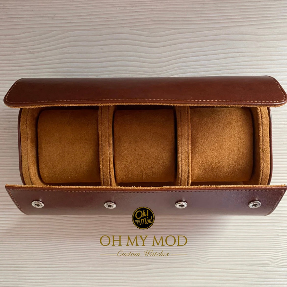 3 Piece Watch Travel Case Set