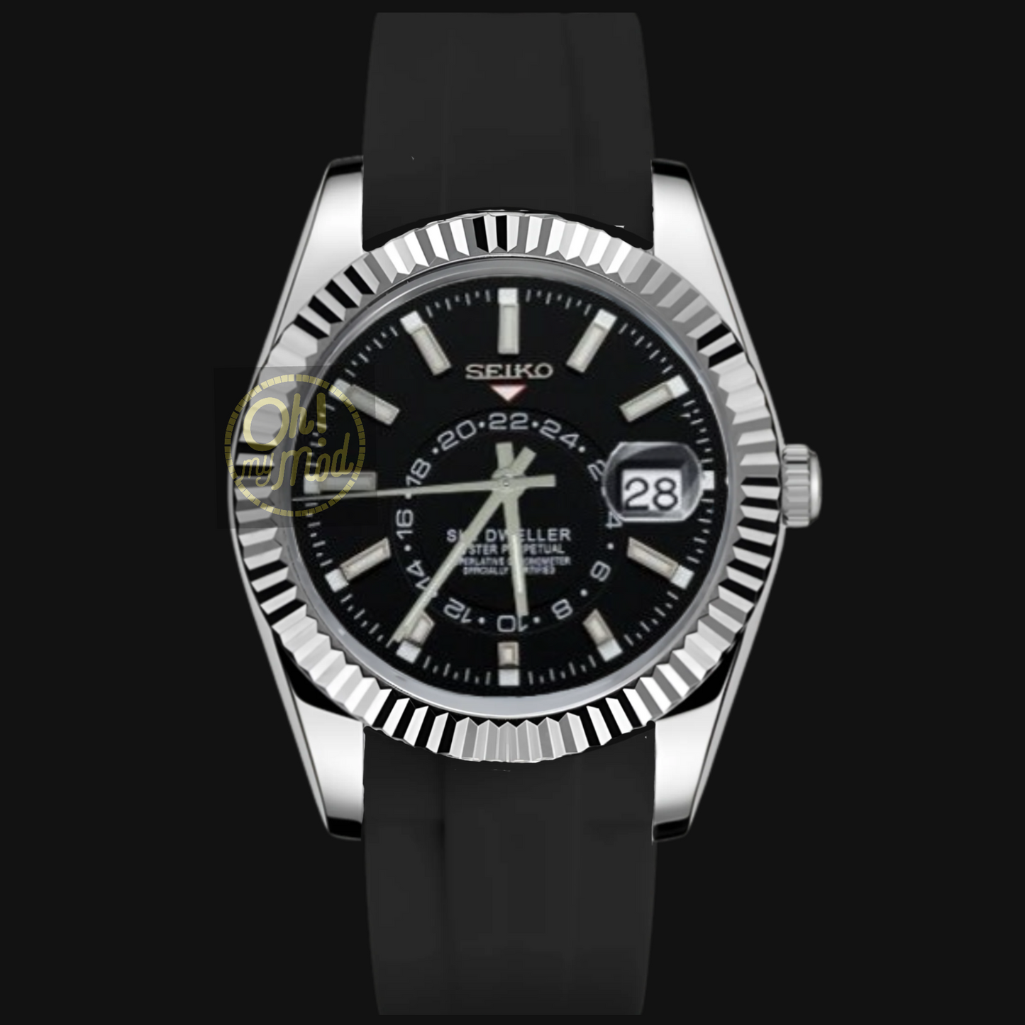 Seiko Mod Sky Dweller "Negro"