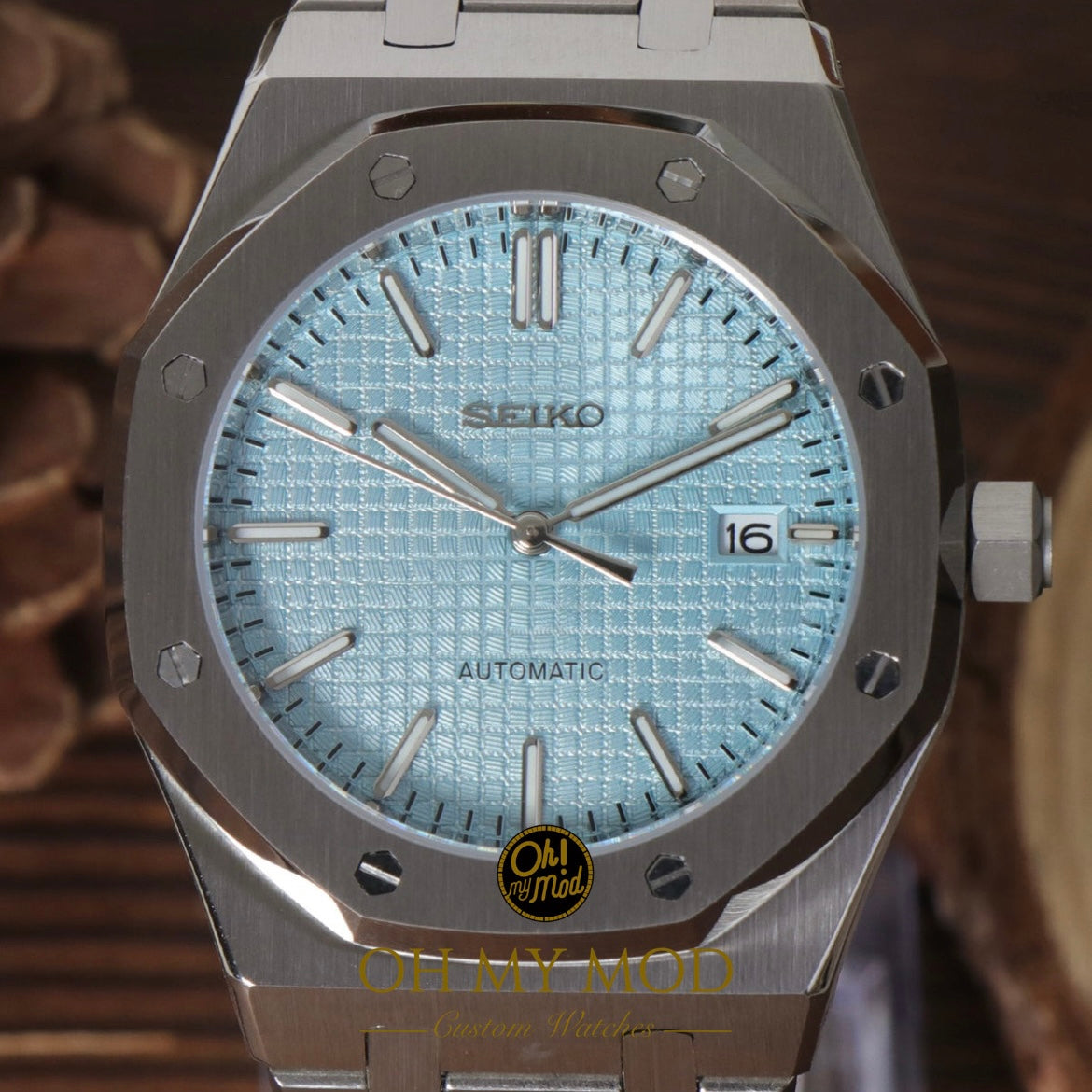 Seiko Mod Royal Oak "Tiffany"