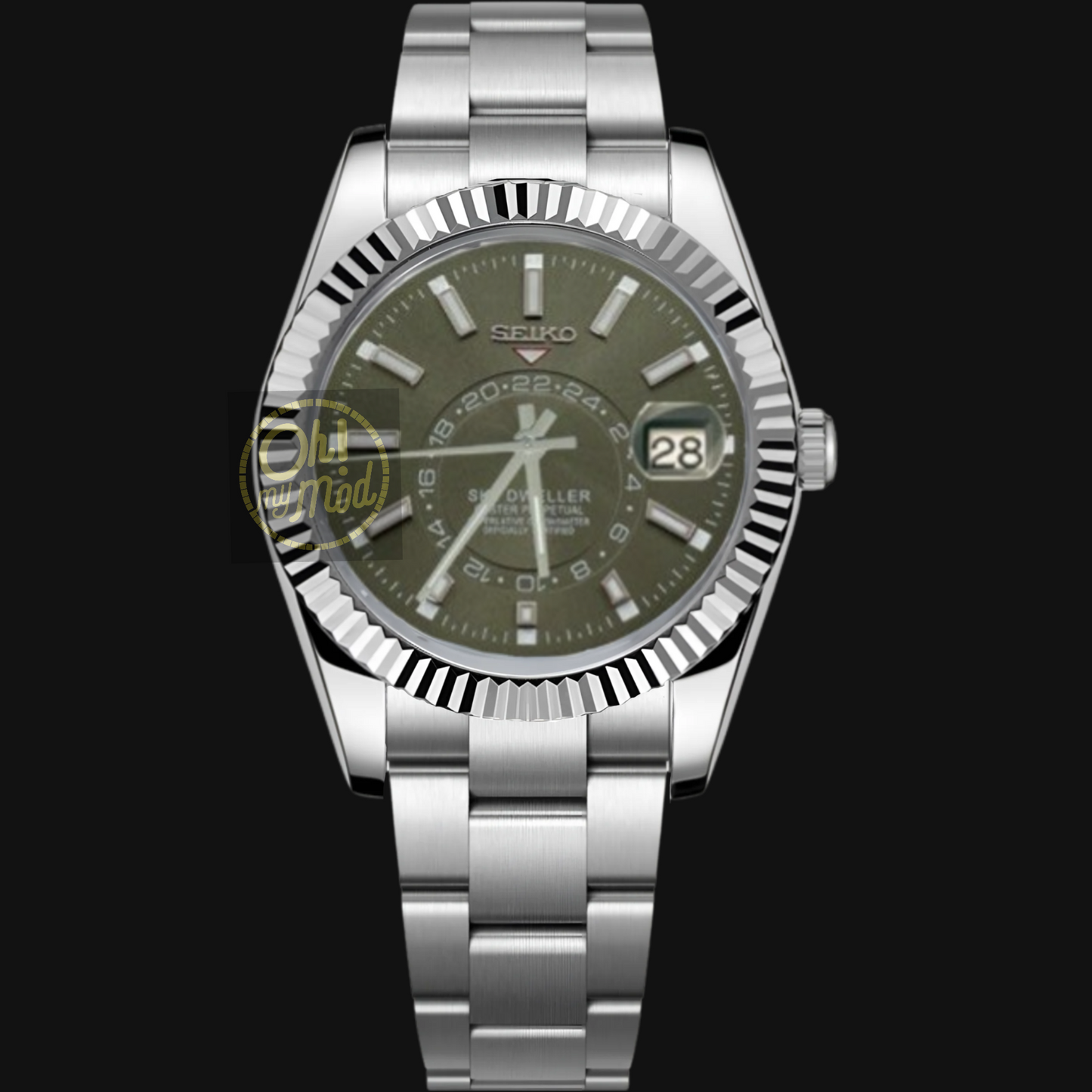 Seiko Mod Sky Dweller „Grün“