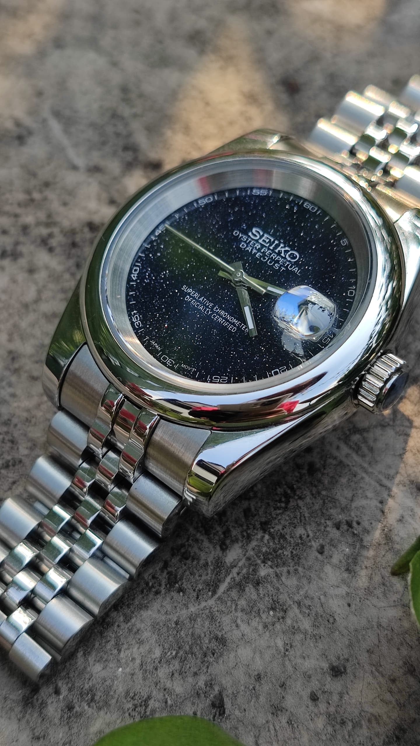 Seiko Mod Datejust "Shooting Stars"