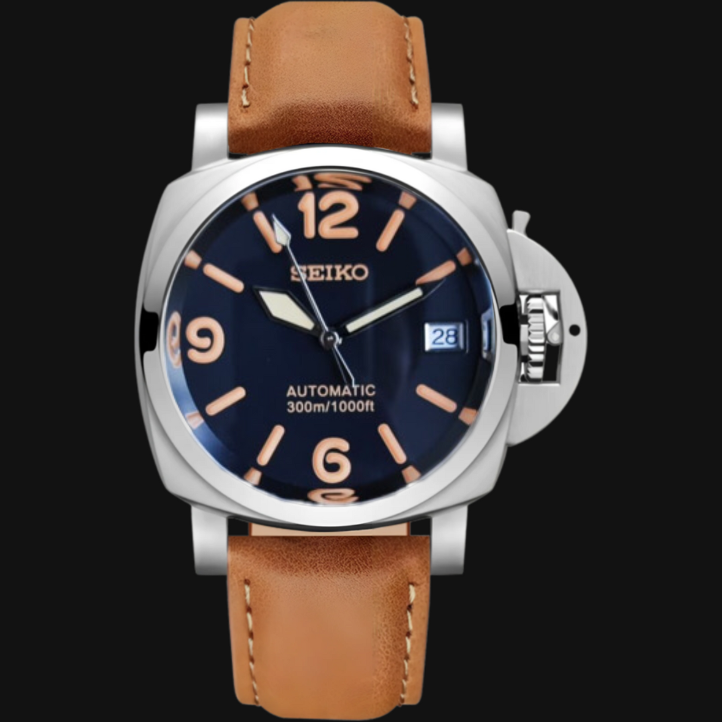 Seiko Mod PAM „Schwarz & Braun“