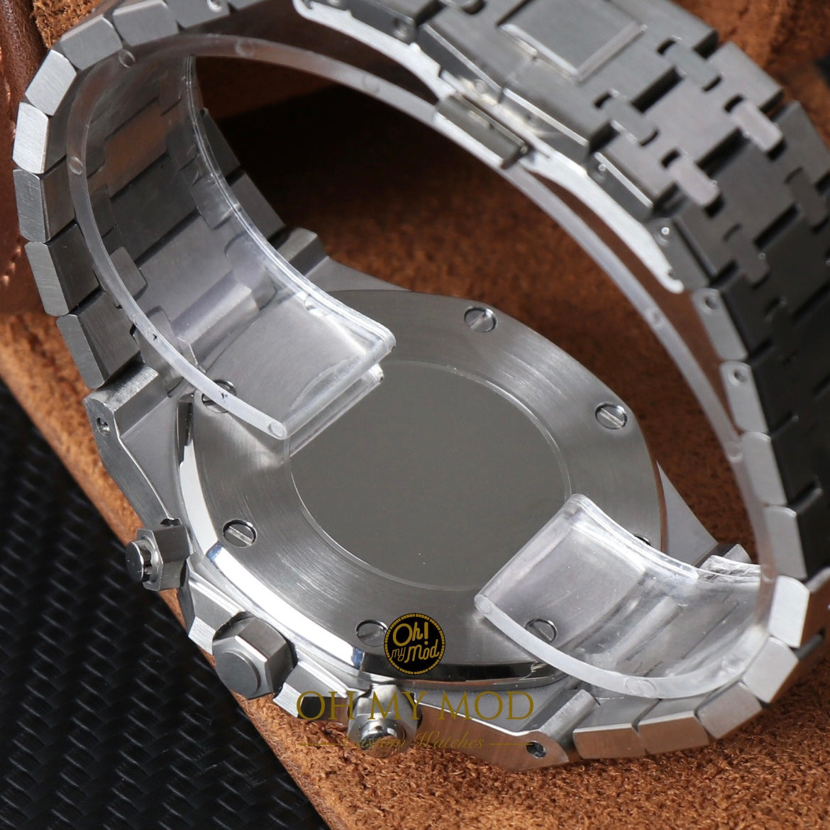 Seiko Mod Royal Oak "Cronógrafo verde"