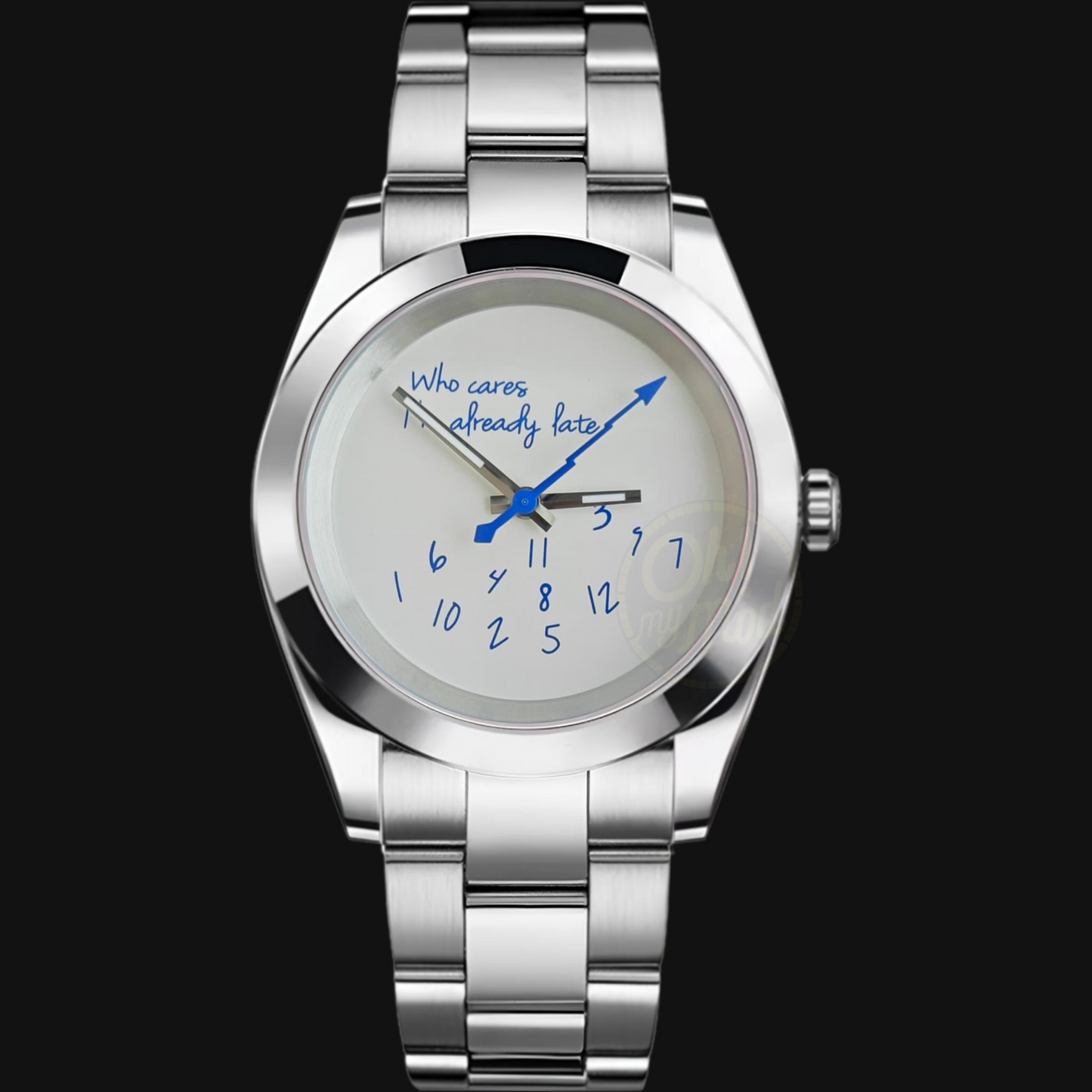 Diagram of MOD watch parts with origin labels