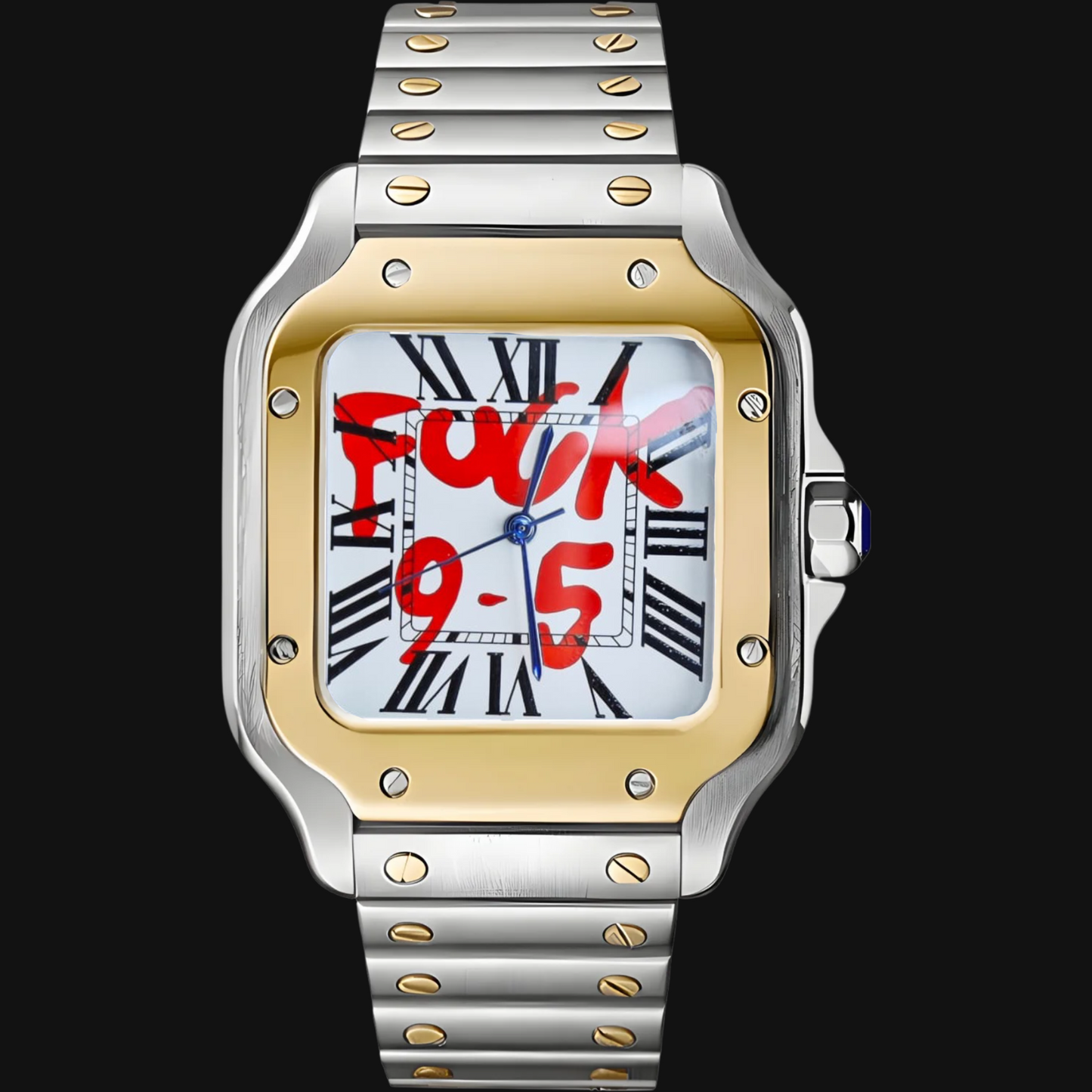 Seiko Mod Santos Edición 9-5 en plata y oro