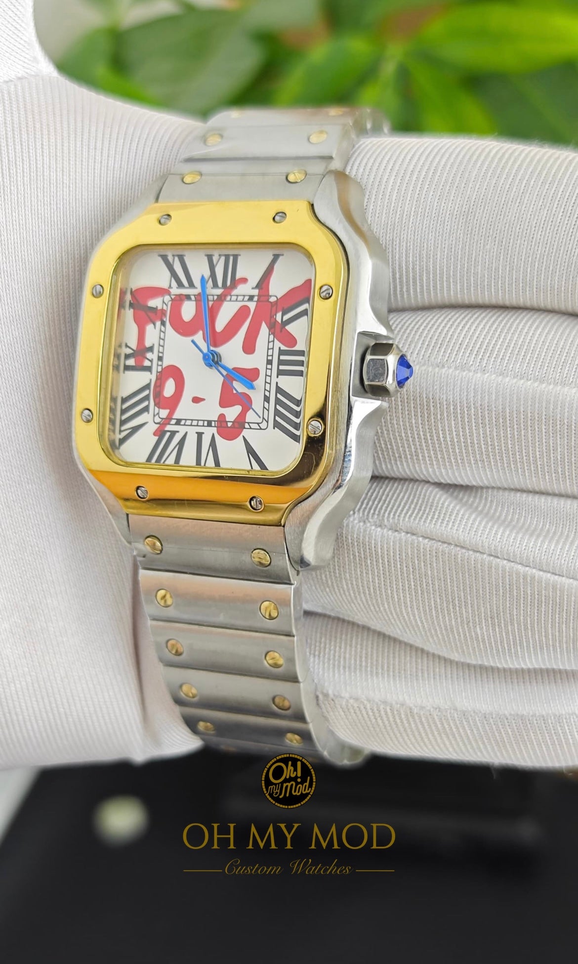 Seiko Mod Santos Edición 9-5 en plata y oro