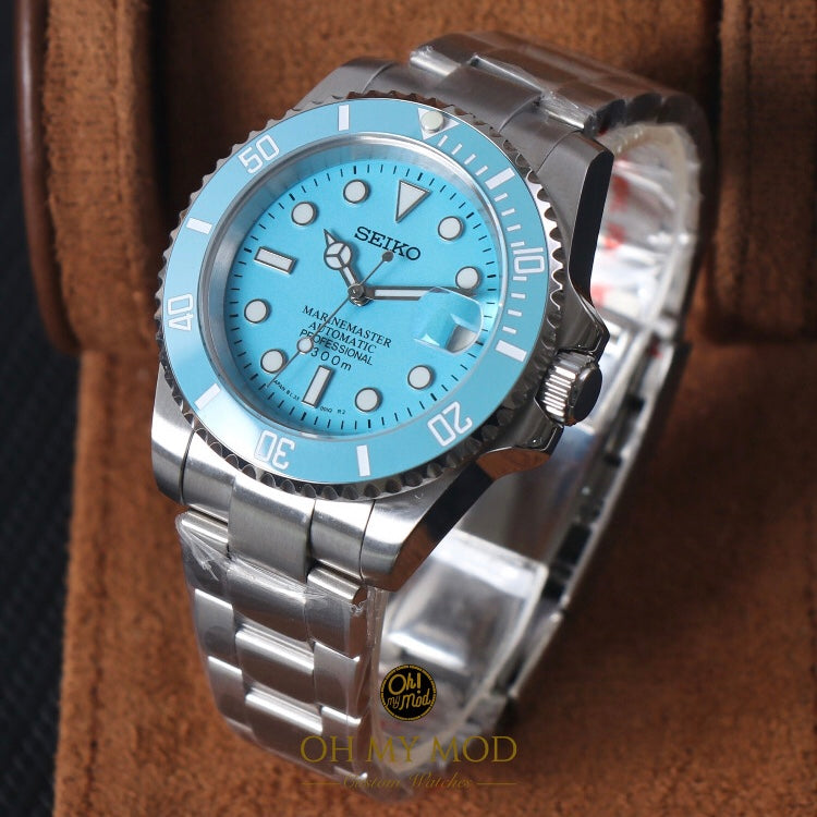 Seiko Mod Submariner “Azul cielo”