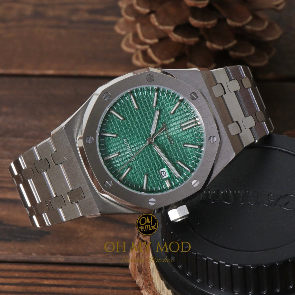 Seiko Mod Royal Oak "Green"