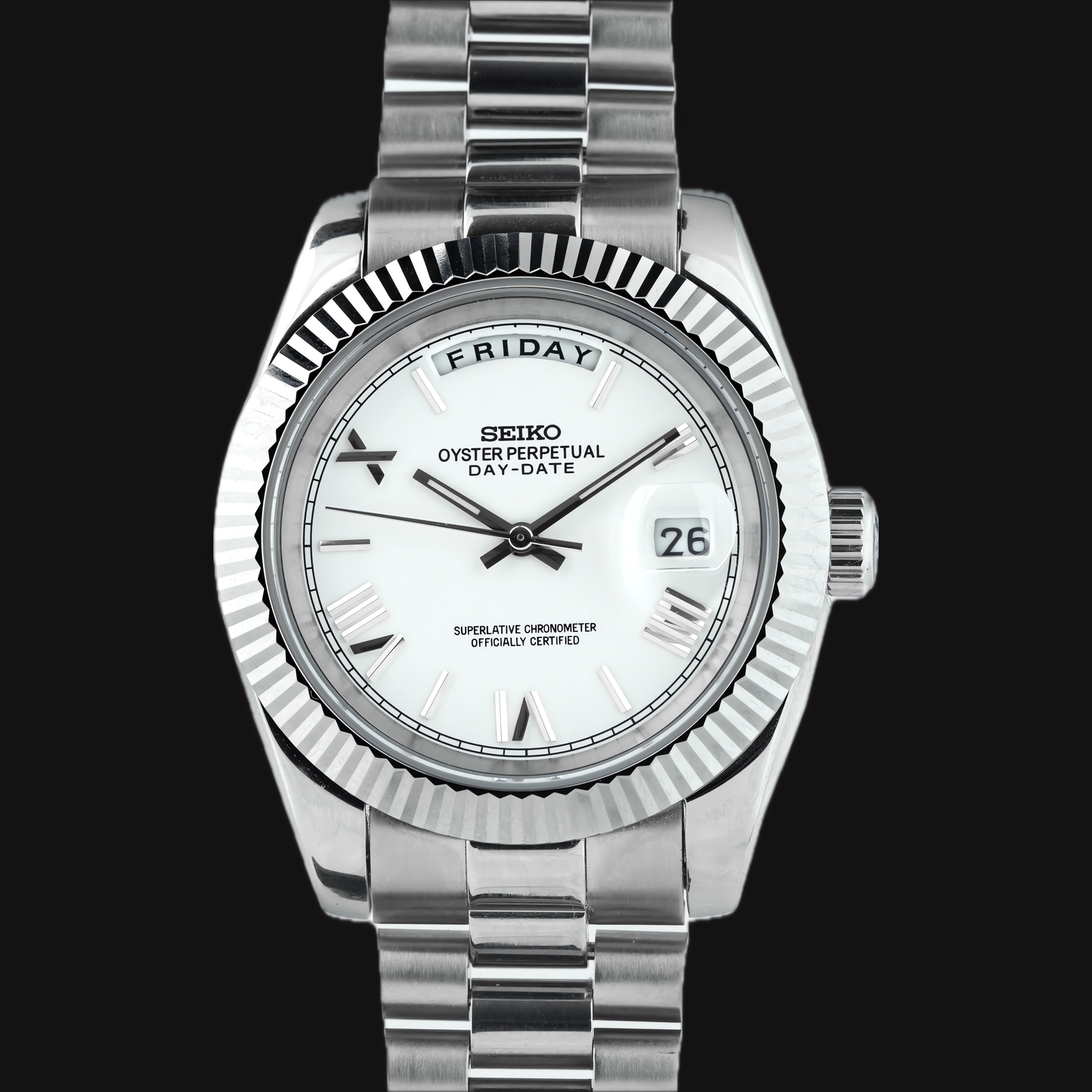 Seiko Mod Daydate "Weiß"