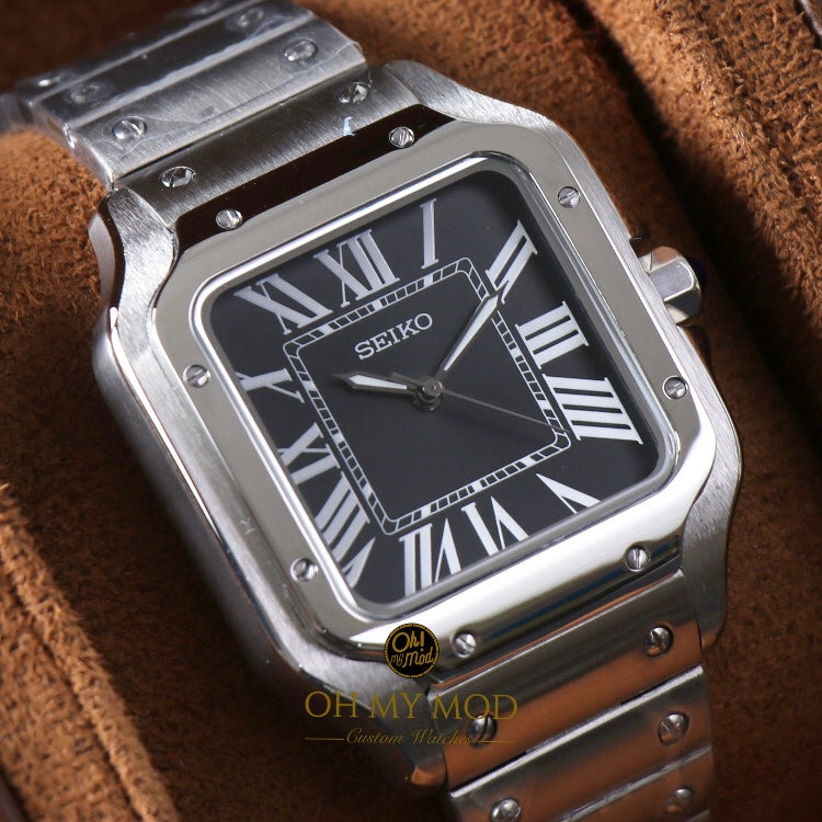 Seiko Mod Santos "Negro"