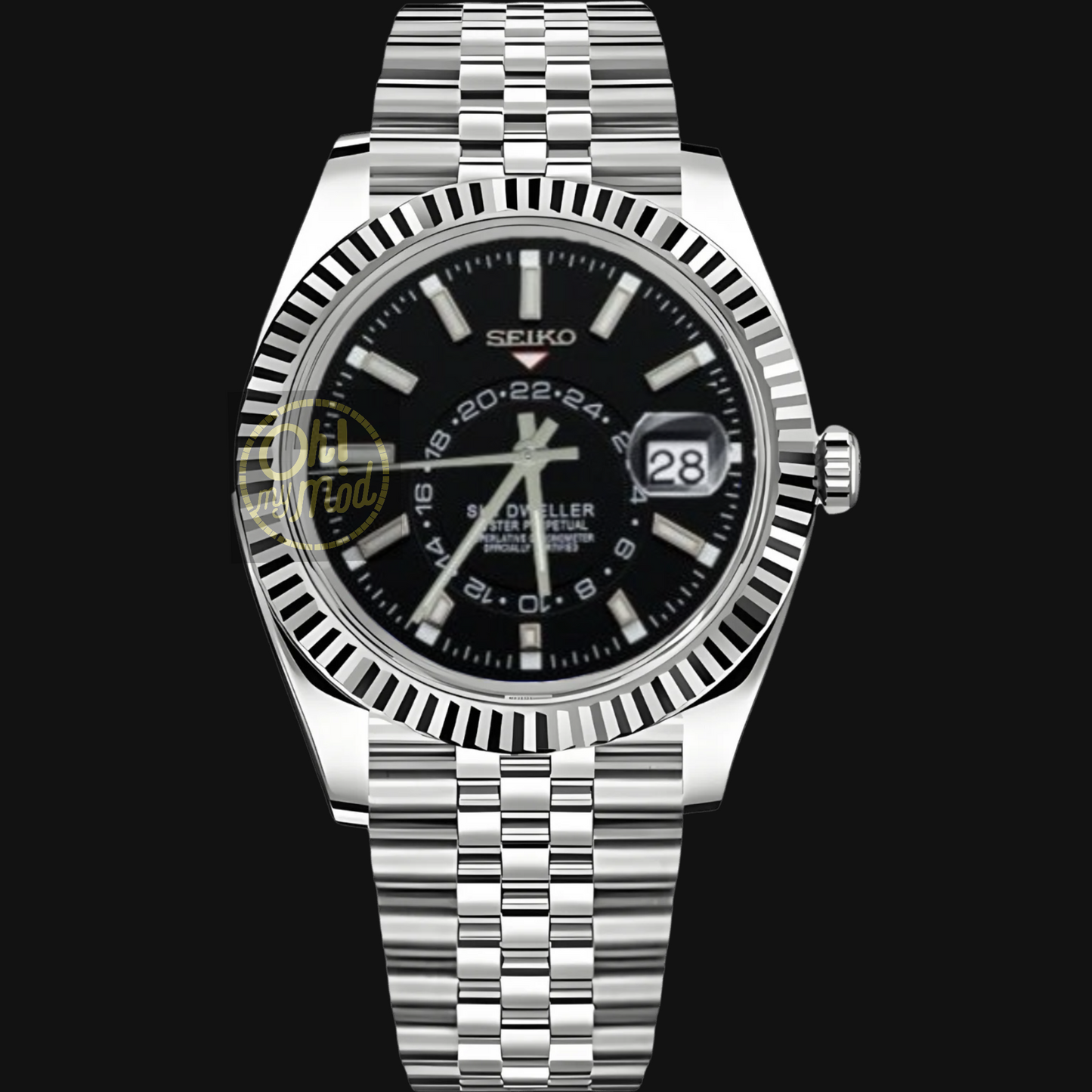 Seiko Mod Sky Dweller "Negro"