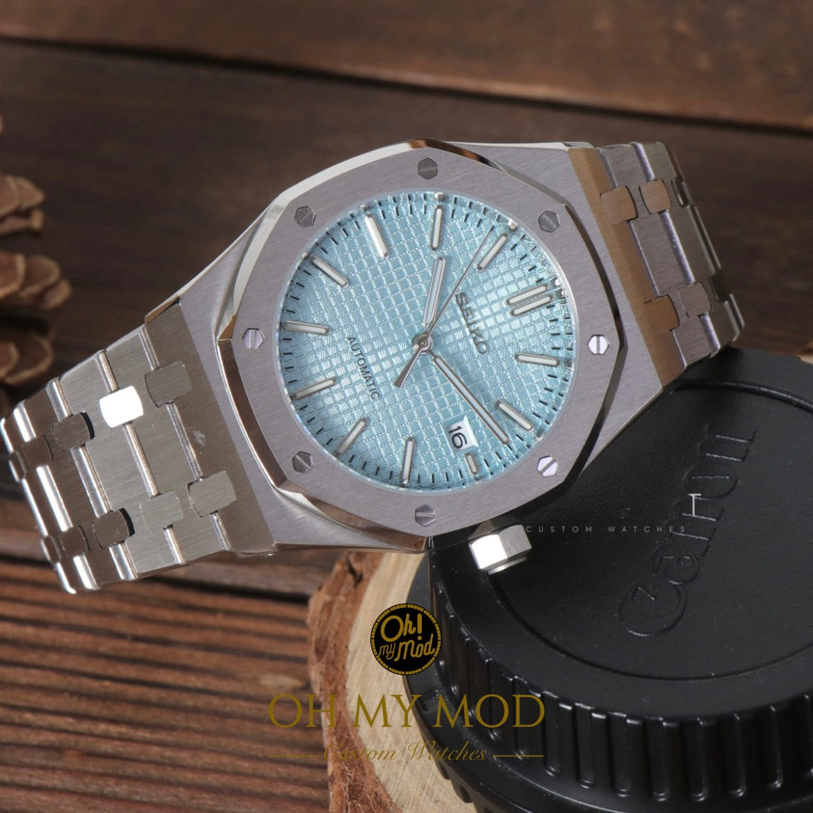 Seiko Mod Royal Oak "Tiffany"