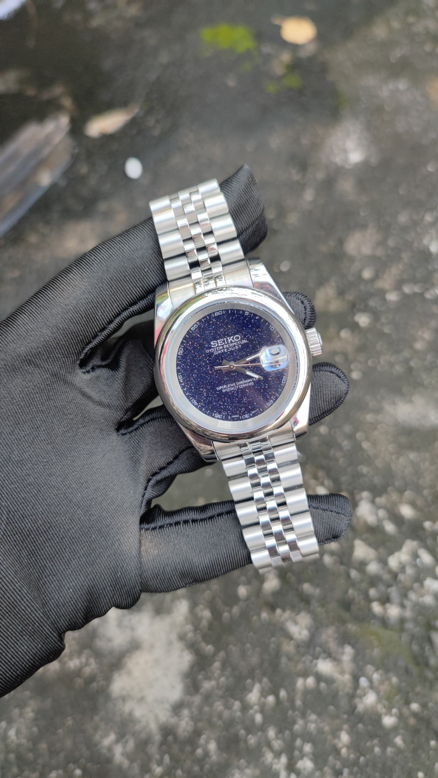 Seiko Mod Datejust "Shooting Stars"