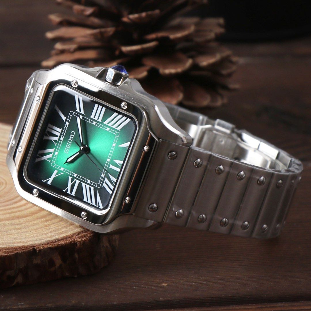 Seiko Mod Santos „Grün“