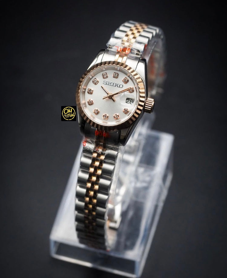 Seiko Mod „Weiße Diamanten“ 28 mm