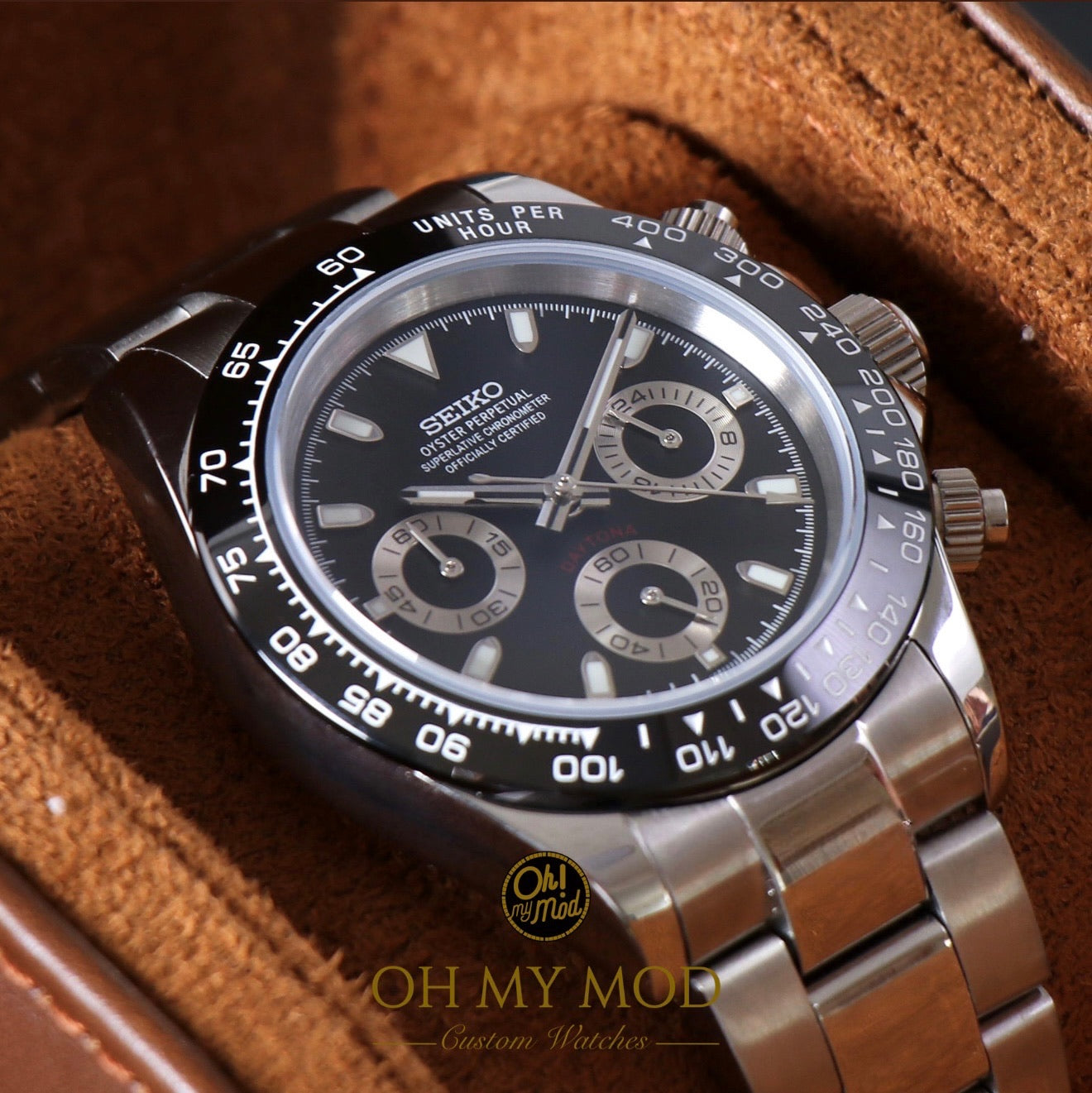 Seiko Mod Daytona „Schwarz“