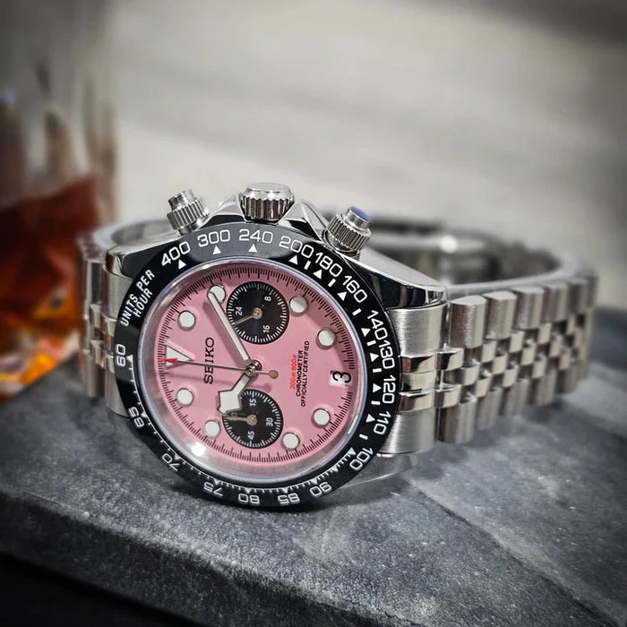 Seiko Mod Daytona “Miami Pink”