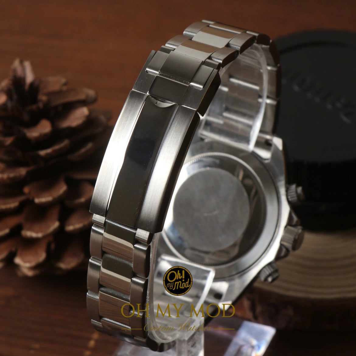 Seiko Mod Daytona "Plata y verde"