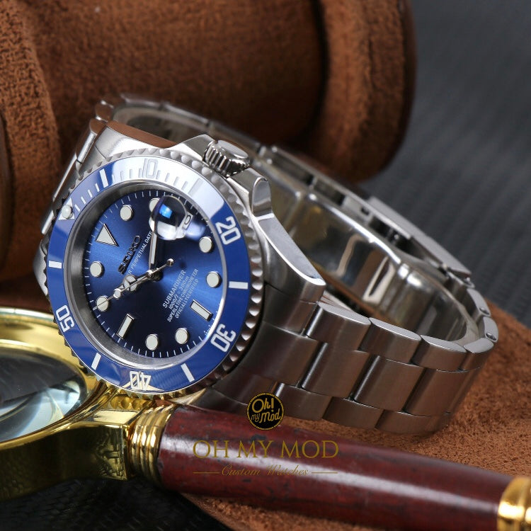 Seiko Mod Submariner "Azul"