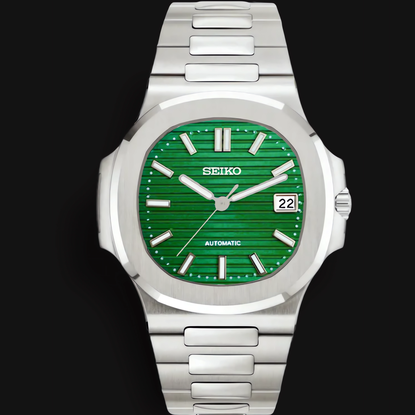 Seiko Mod Nautilus "Verde"