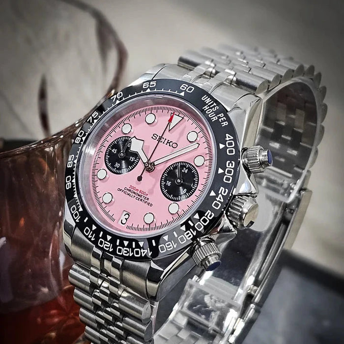 Seiko Mod Daytona “Miami Pink”