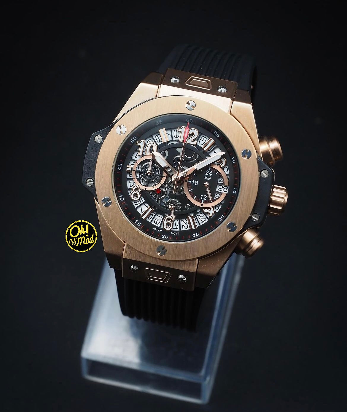 Seiko Mod Big Bang „Unico Roségold“ Skelett