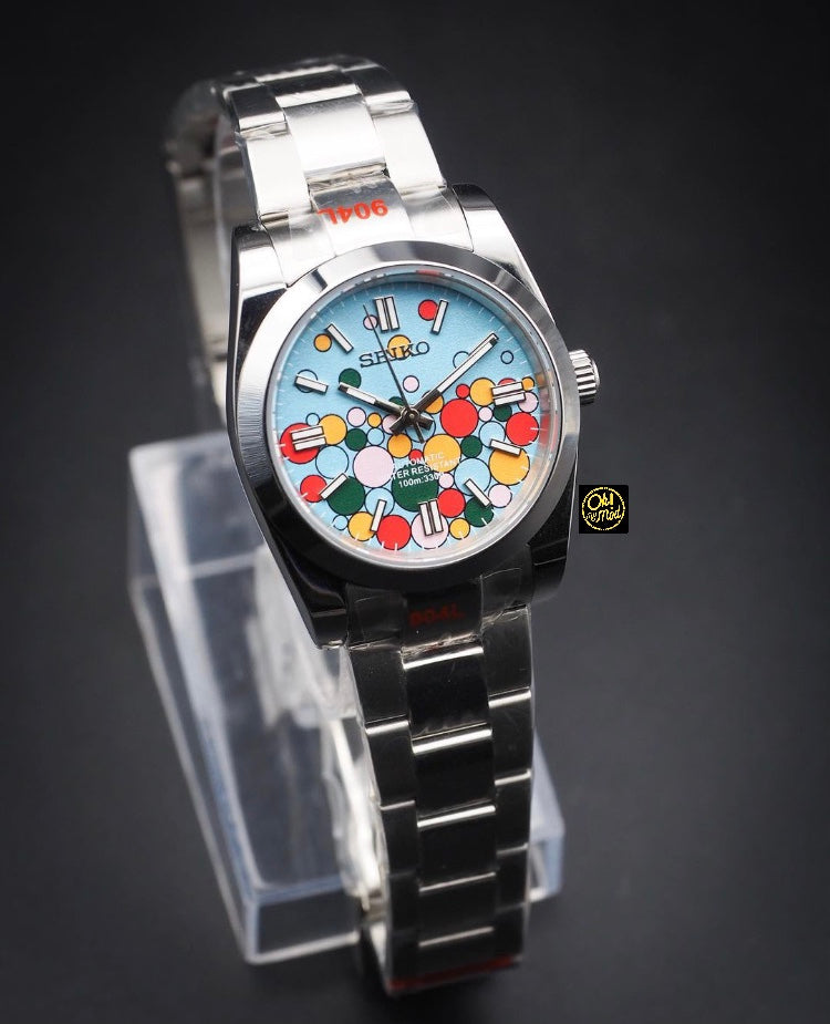 Seiko Mod Oyster Perpetual „Celebration Bubbles“