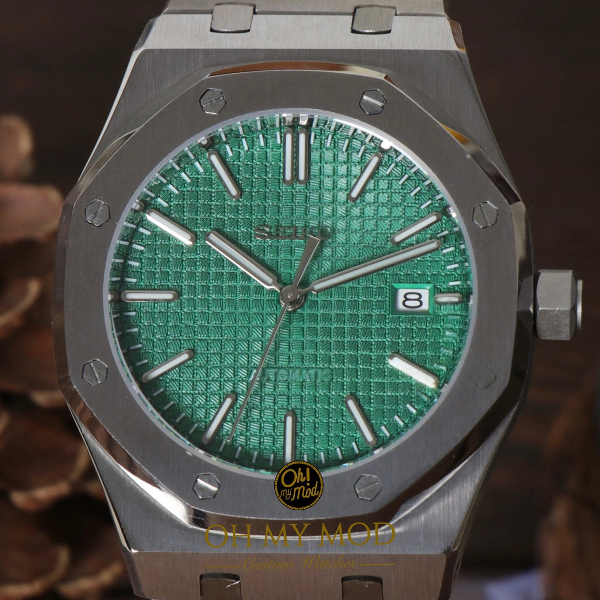 Seiko Mod Royal Oak "Green"