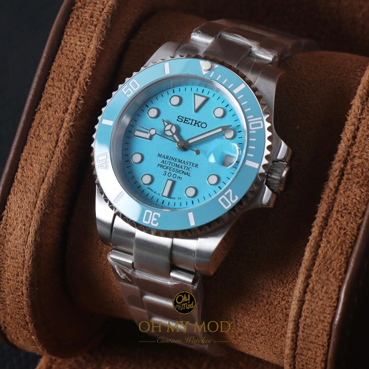 Seiko Mod Submariner “Azul cielo”