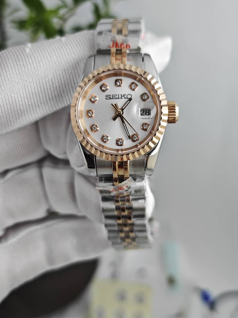 Seiko Mod „Weiße Diamanten“ 28 mm