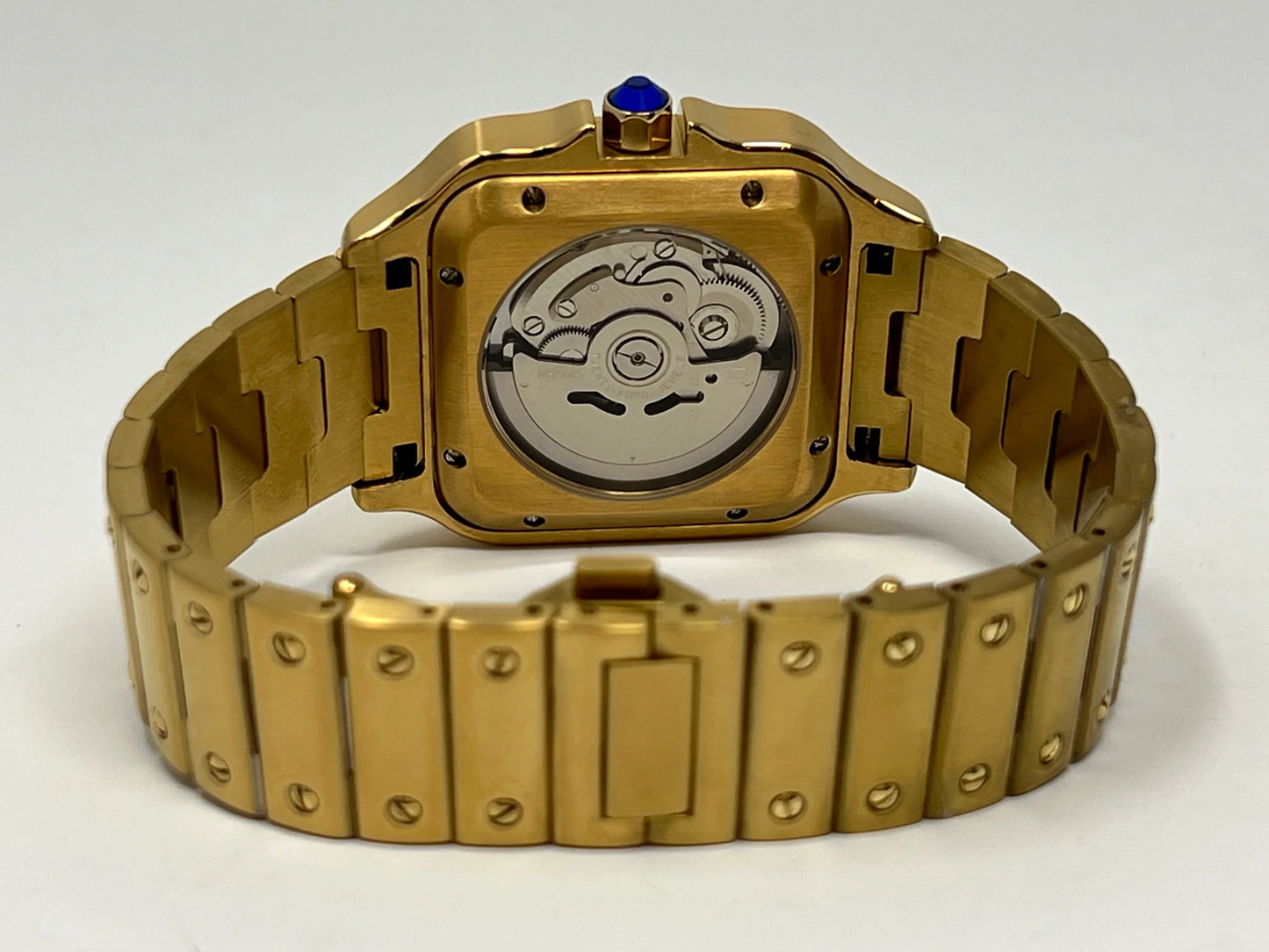 Seiko Mod Santos Gold