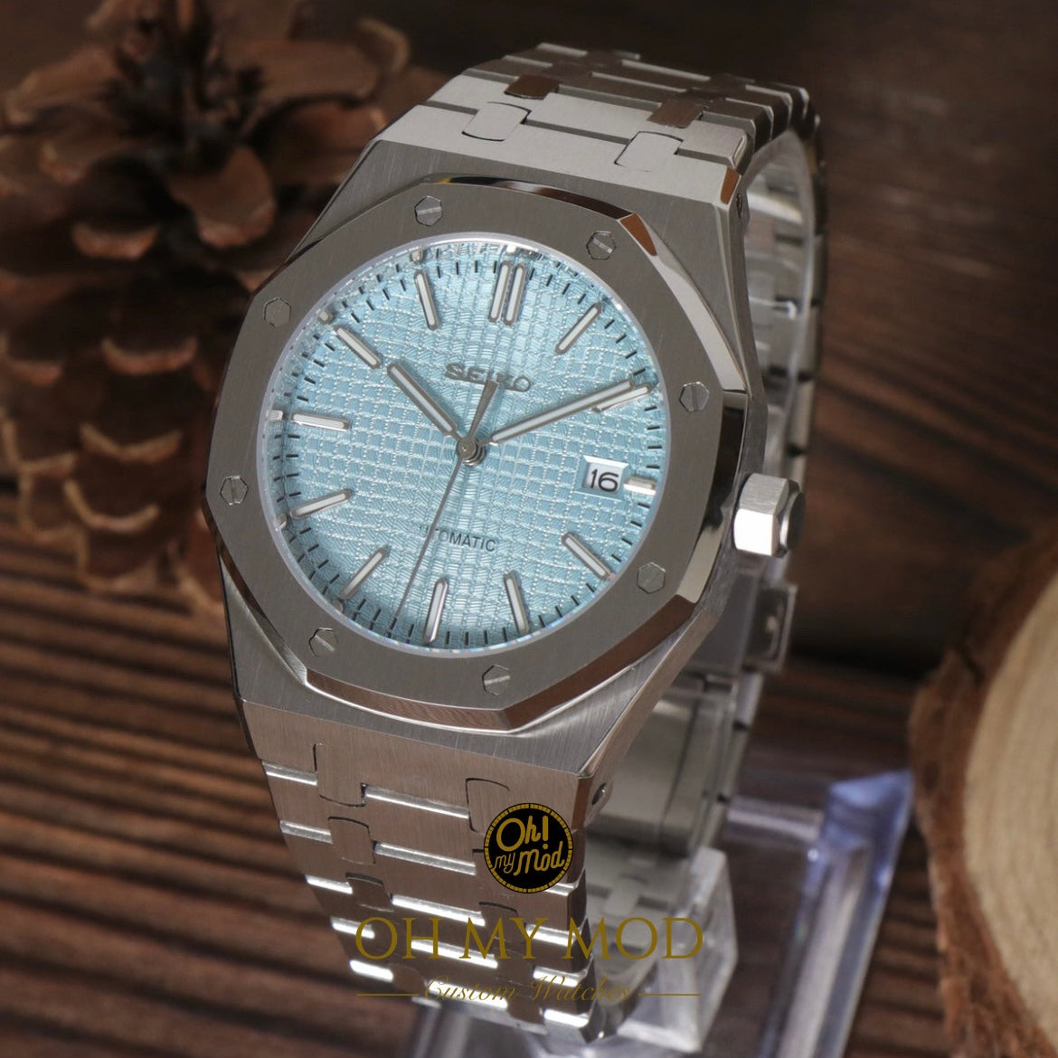 Seiko Mod Royal Oak "Tiffany"