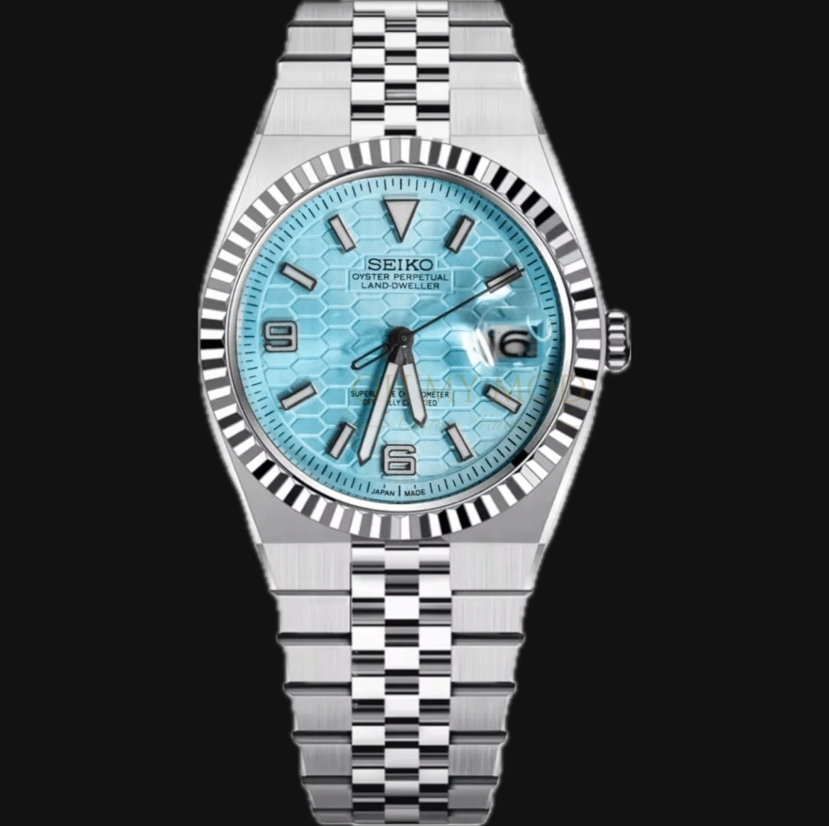 Seiko Mod Land Dweller "Baby Blue"
