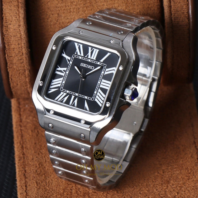 Seiko Mod Santos "Negro"