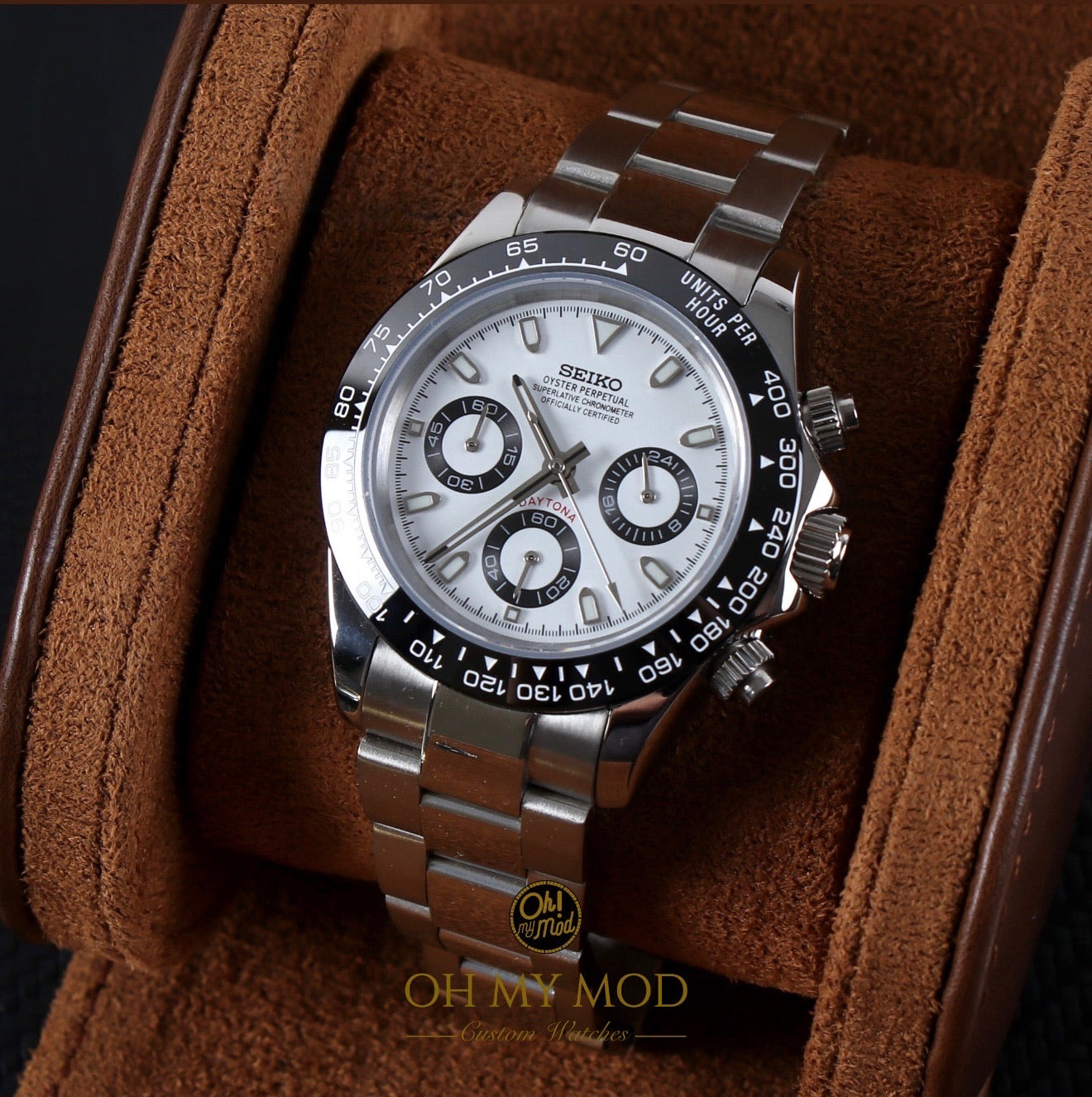 Seiko Mod Daytona "Panda"