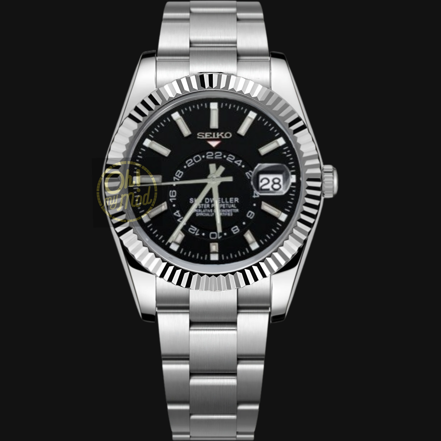 Seiko Mod Sky Dweller "Negro"